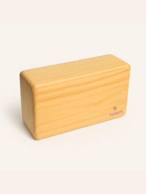 Solid Wooden Yoga Block (Pine)