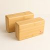 Bamboo Yoga Block Set of 2